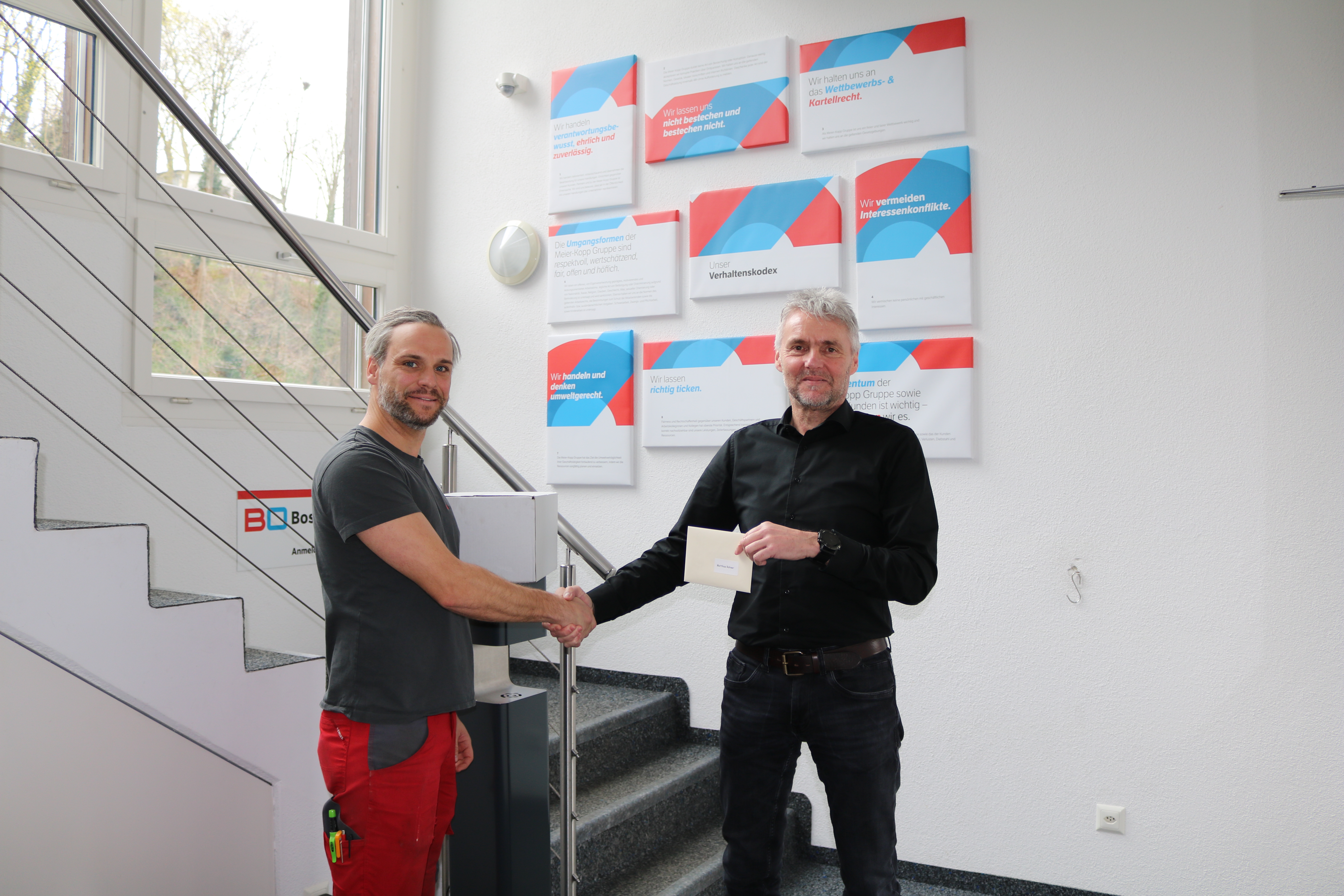 Matthias Rohner Dienstjubiläum 10 Jahre